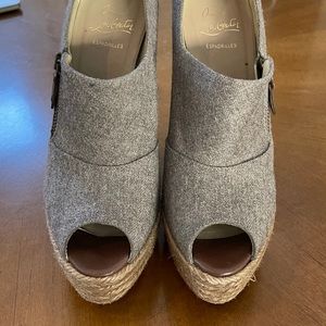 Authentic Louboutin Platform Espadrille